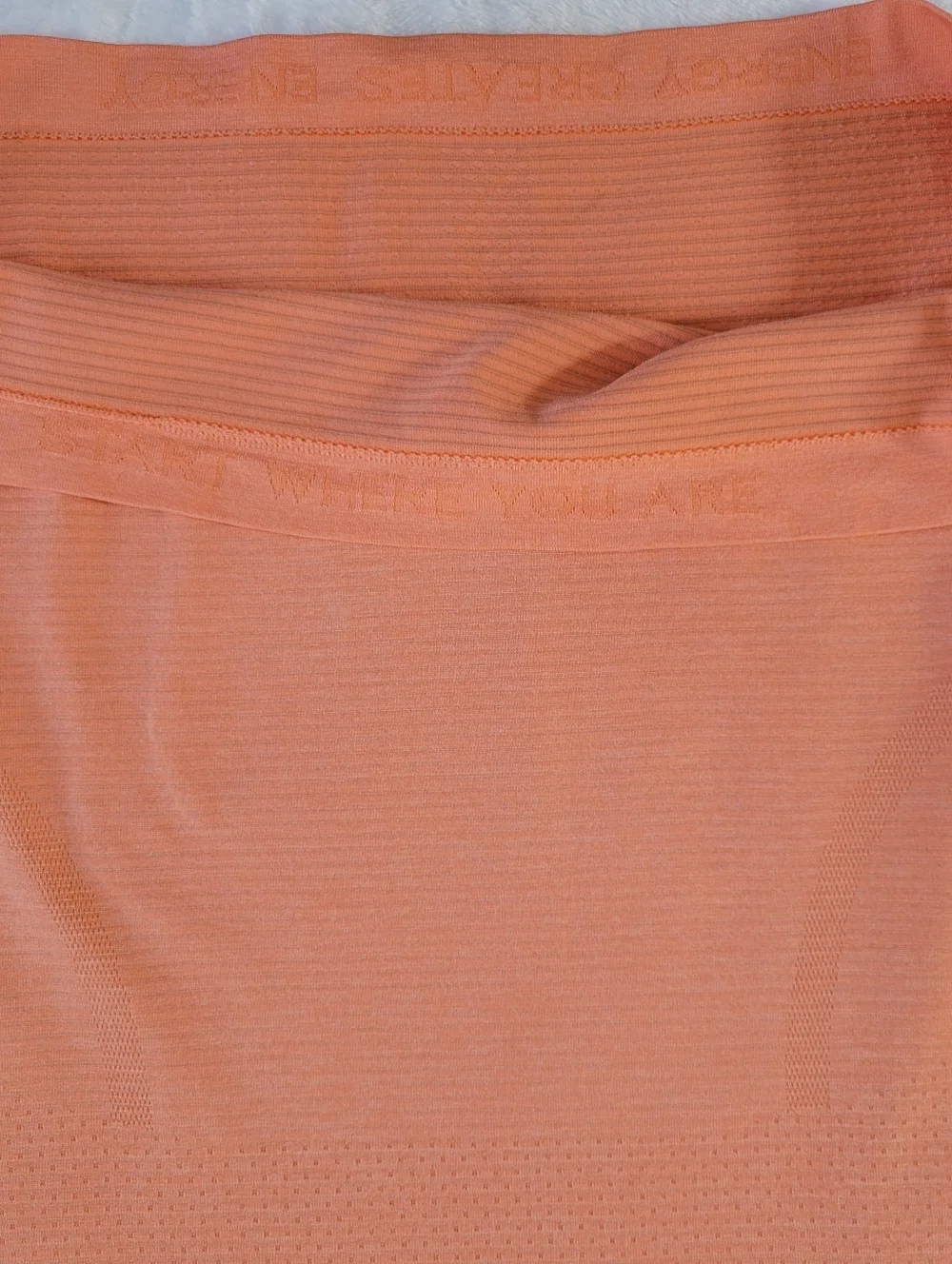 Lululemon Swiftly Tech Orange‎ Heathered Short Sleeve Silverescent Size 6